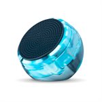 Speaqua - Barnacle Pro 2.0 Portable Waterproof Bluetooth Speaker with Built in Storage (2,000 songs) - Tidal Blue