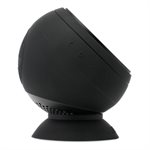 Speaqua - Barnacle Vibe 3.0 Portable Waterproof Bluetooth Speaker with Built in Storage (2,000 songs) - Manta Ray Black