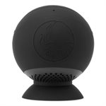 Speaqua - Barnacle Vibe 3.0 Portable Waterproof Bluetooth Speaker with Built in Storage (2,000 songs) - Manta Ray Black