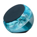 Speaqua - Haut-parleur Bluetooth portable étanche Barnacle Vibe 3.0 avec stockage intégré (2 000 chansons) - Bleu marée