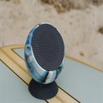 Speaqua - Haut-parleur Bluetooth portable étanche Barnacle Vibe 3.0 avec stockage intégré (2 000 chansons) - Bleu marée