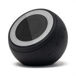 Speaqua - Haut-parleur Bluetooth portable étanche Barnacle X avec stockage intégré (2 000 chansons) - Noir raie manta