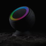 Speaqua - Haut-parleur Bluetooth portable étanche Barnacle X avec stockage intégré (2 000 chansons) - Noir raie manta