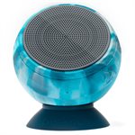 Speaqua - Barnacle X Portable Waterproof Bluetooth Speaker with Built in Storage (2,000 songs) - Tidal Blue