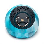 Speaqua - Haut-parleur Bluetooth portable étanche Barnacle X avec stockage intégré (2 000 chansons) - Bleu marée