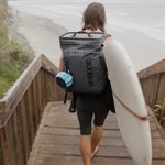 Speaqua - Haut-parleur Bluetooth portable étanche Barnacle X avec stockage intégré (2 000 chansons) - Bleu marée